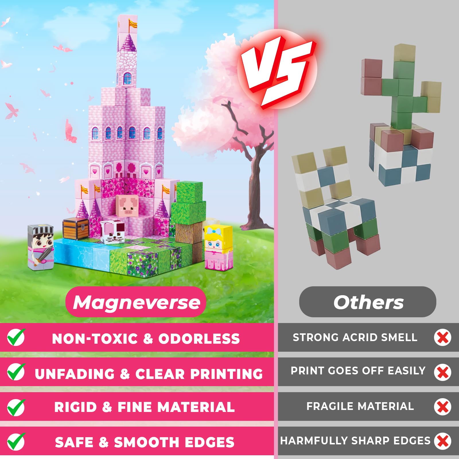 Magneverse spatial reasoning build helps kids explore shapes and early architecture concepts.