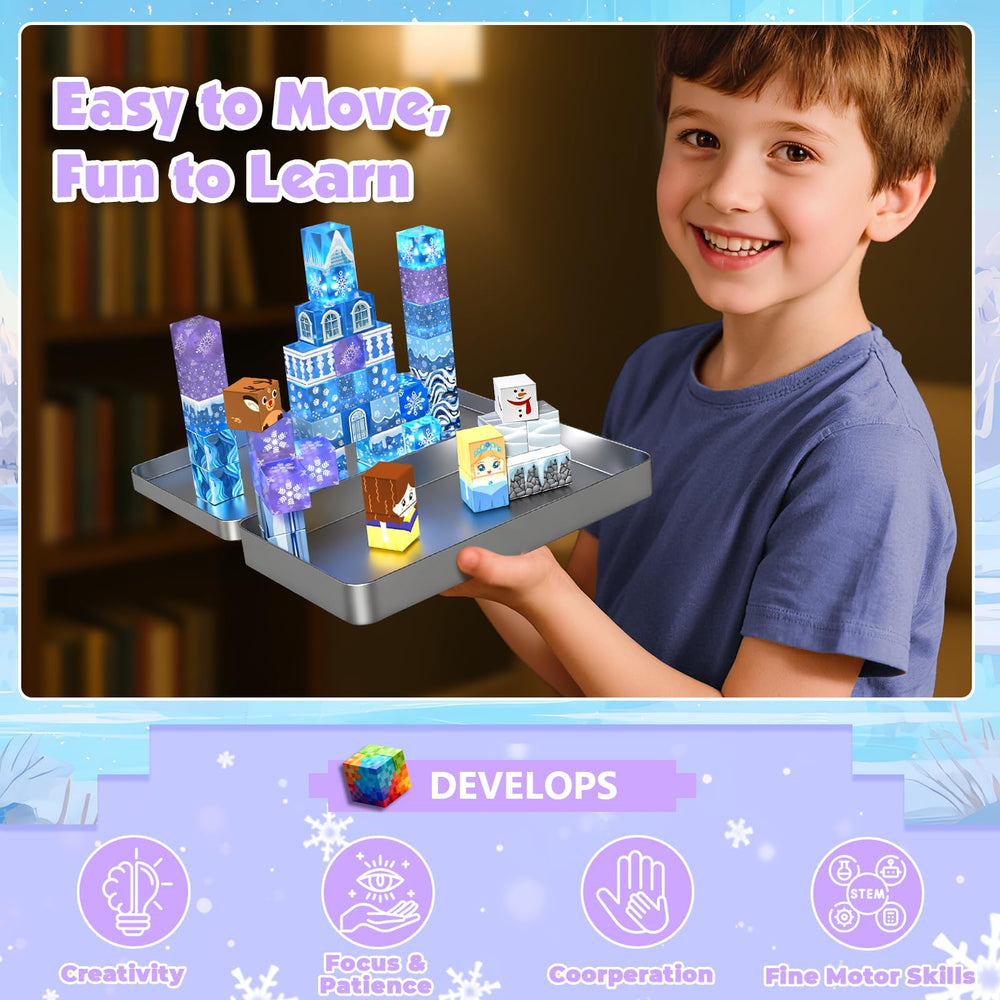 Magneverse STEM-focused play builds spatial skills through construction.