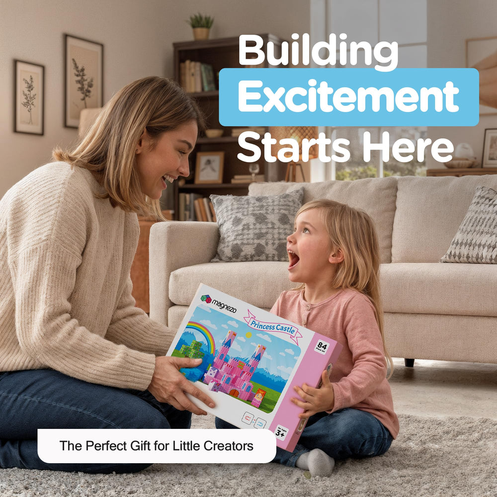 Magnezo safe non-toxic materials ensure worry-free design and kid-friendly construction.