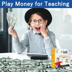 MAGLOGY durable pieces featuring thick coins and bills highlight long-lasting play.
