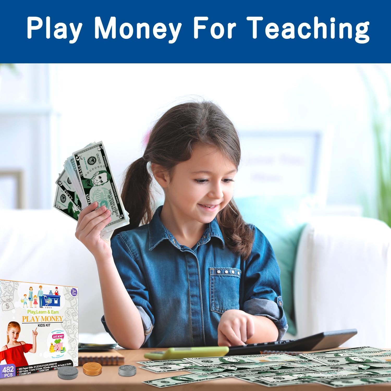MAGLOGY counting and sorting pieces for classroom fun