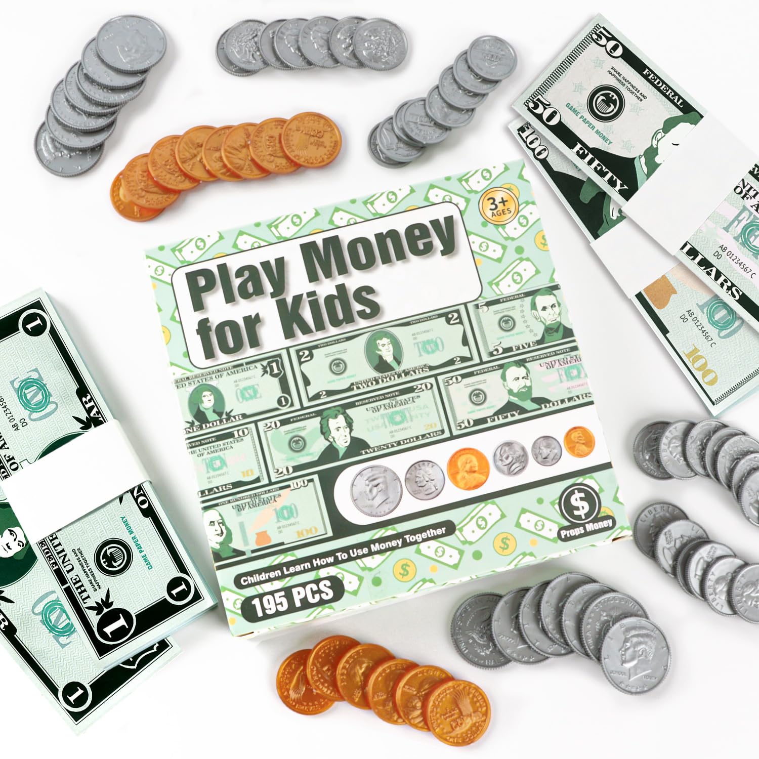 MAGLOGY play money homeschool activity kit for number learning