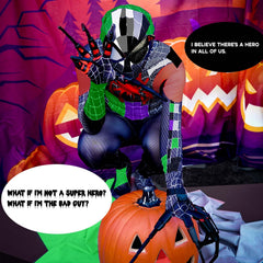 Magoog premium black plastic construction for durable cosplay gear
