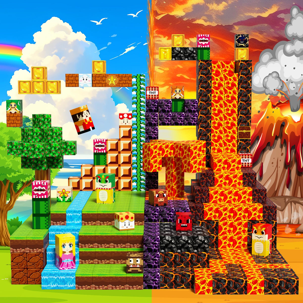 Magpixel adventure pixel world blocks spark imaginative play and tactile discovery