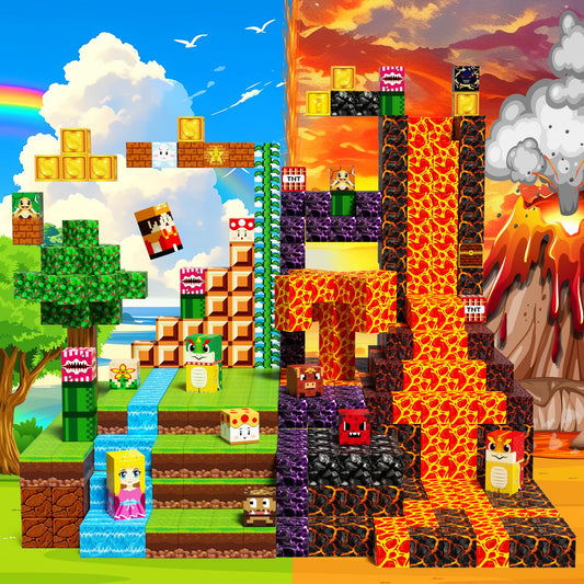 Magpixel adventure pixel world blocks spark imaginative play and tactile discovery