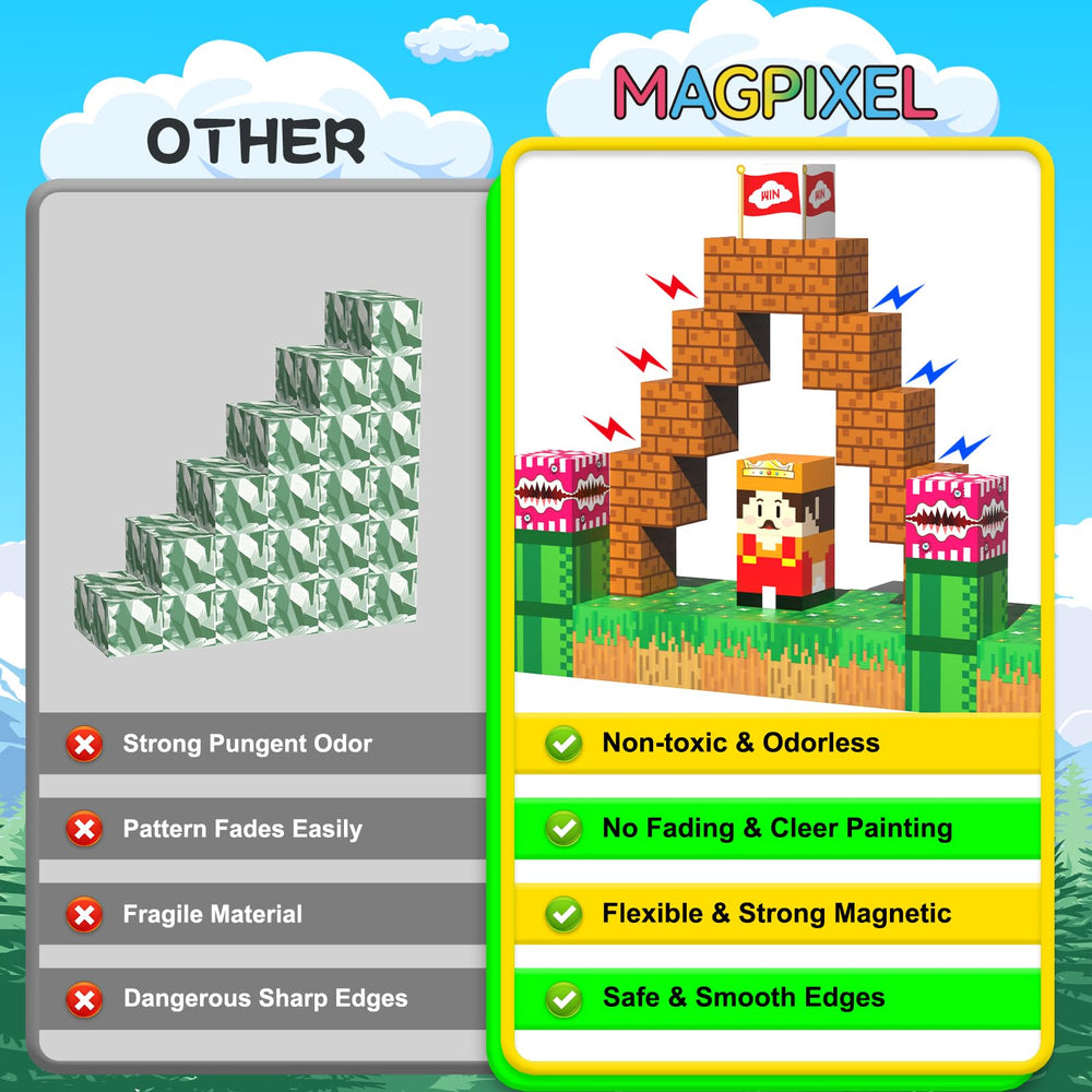 Magpixel classroom activity setup enables engaging, screen-free lessons.