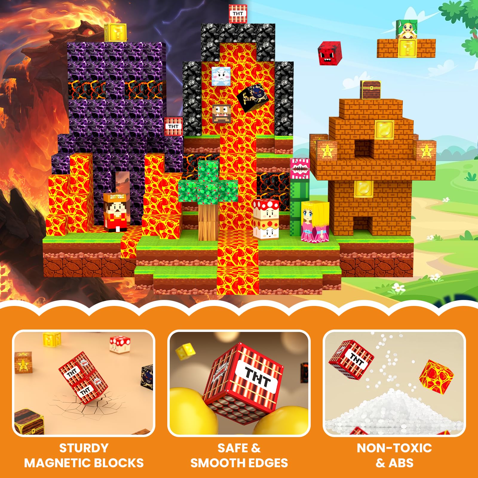 Magpixel imaginative pixel designs fuel creativity during group play
