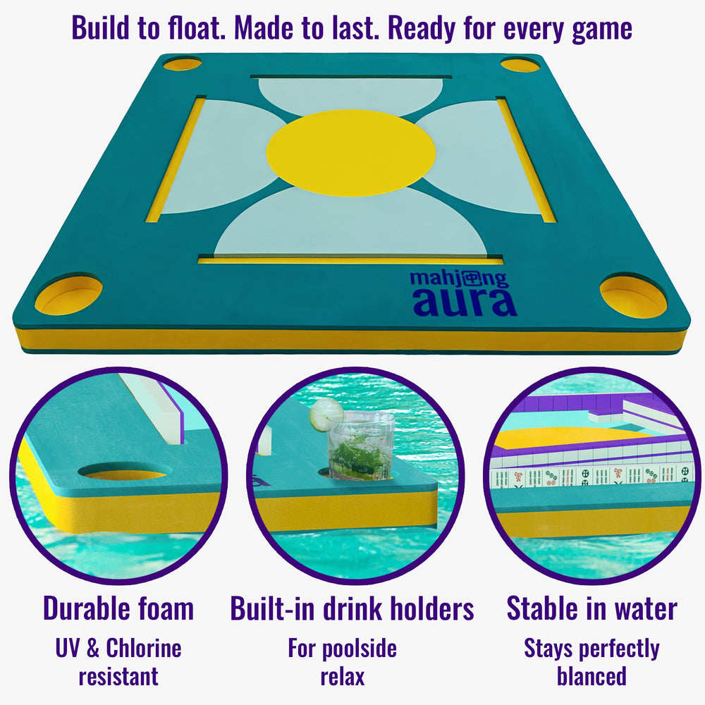 Mahjong Aura water-friendly table for Scrabble and other games