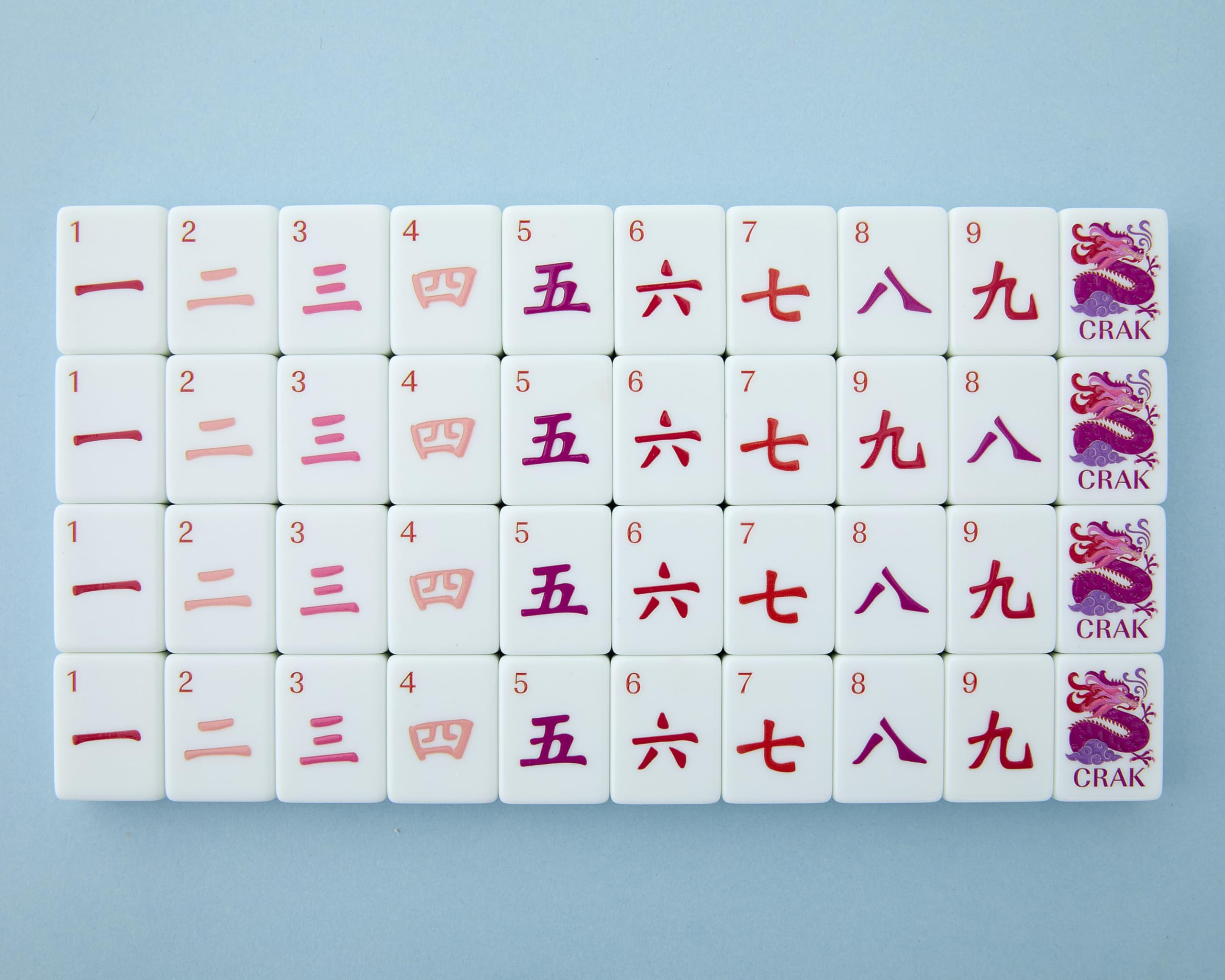 Lightweight, travel-friendly Mahjong Co Celestial tiles for easy play anywhere.
