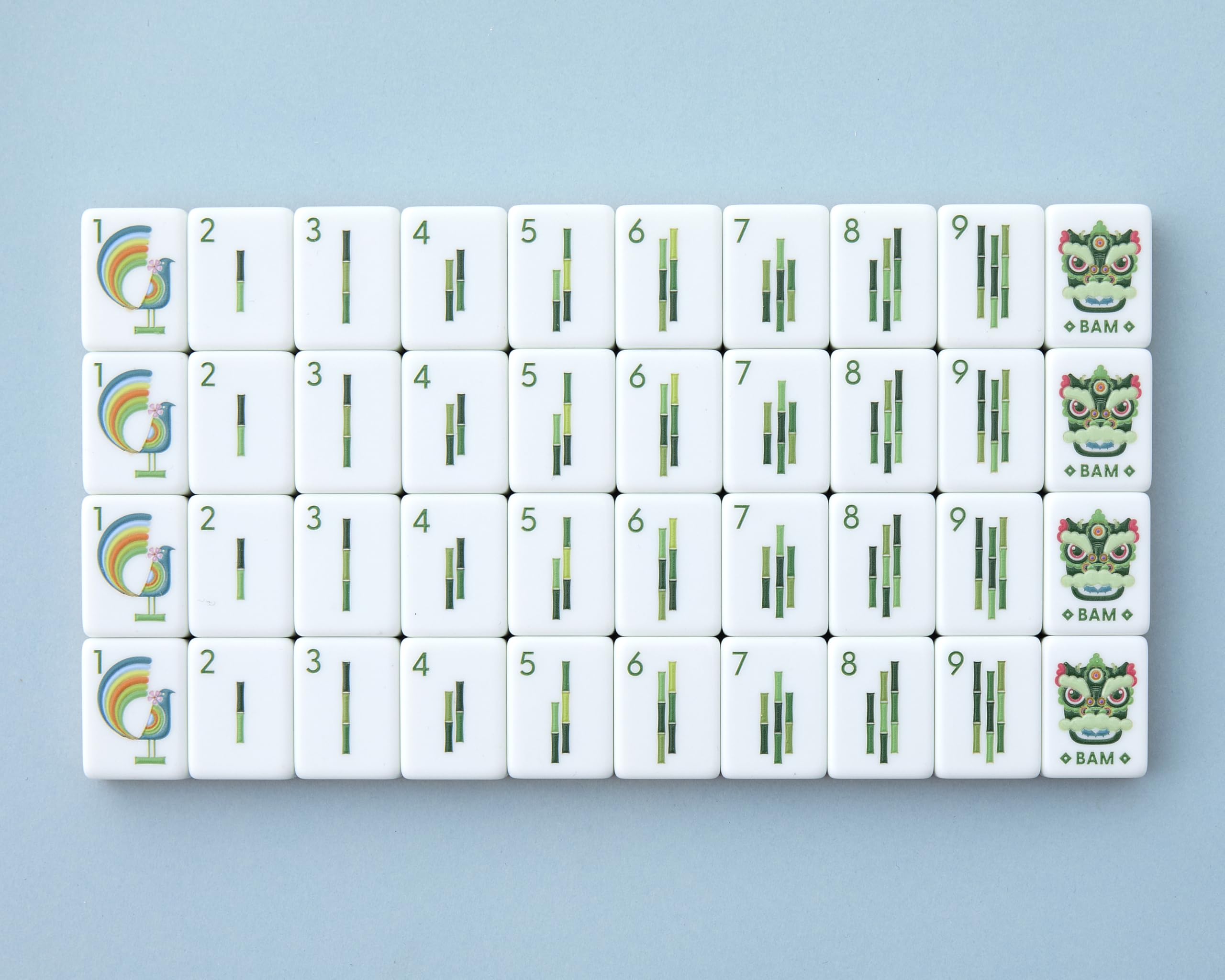 Close-up of Paradise tile backs emphasizes eco-friendly materials and premium craftsmanship.