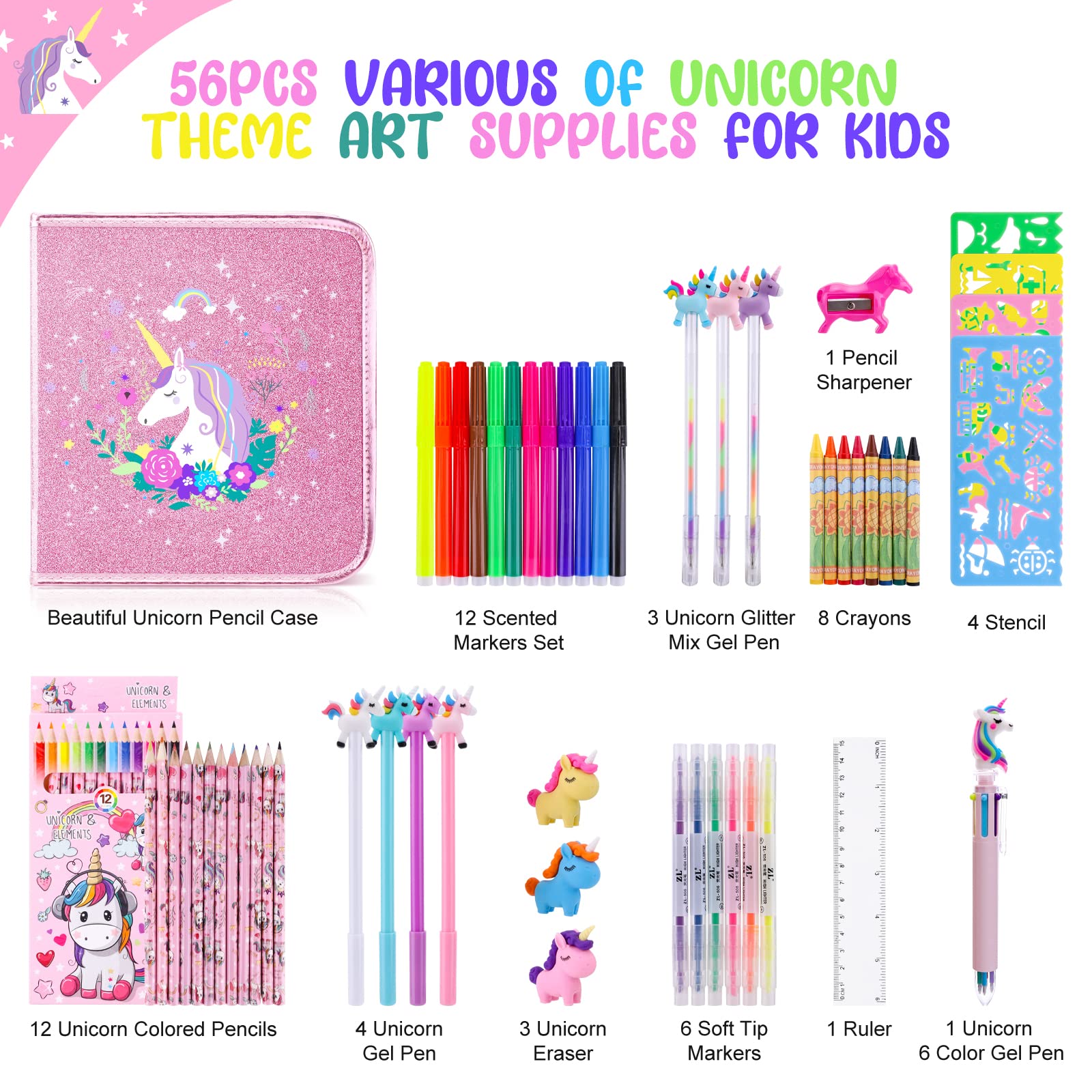MAIGOZON fruit scented markers in vibrant colors for creative projects.