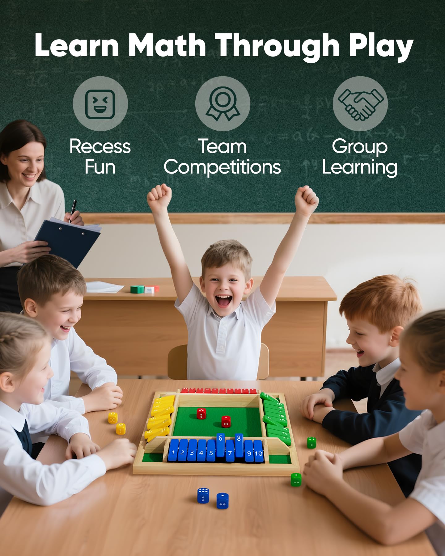 Maiji Planet Shut The Box family playing together for multi-generational bonding