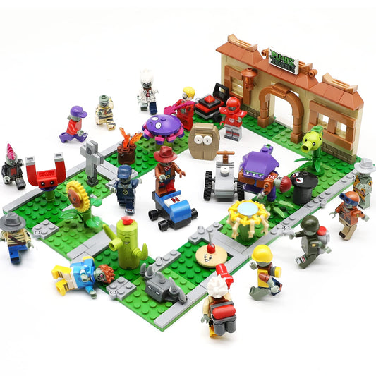 Maikerry PVZ assembly figures—678pcs set for imaginative play and building skills