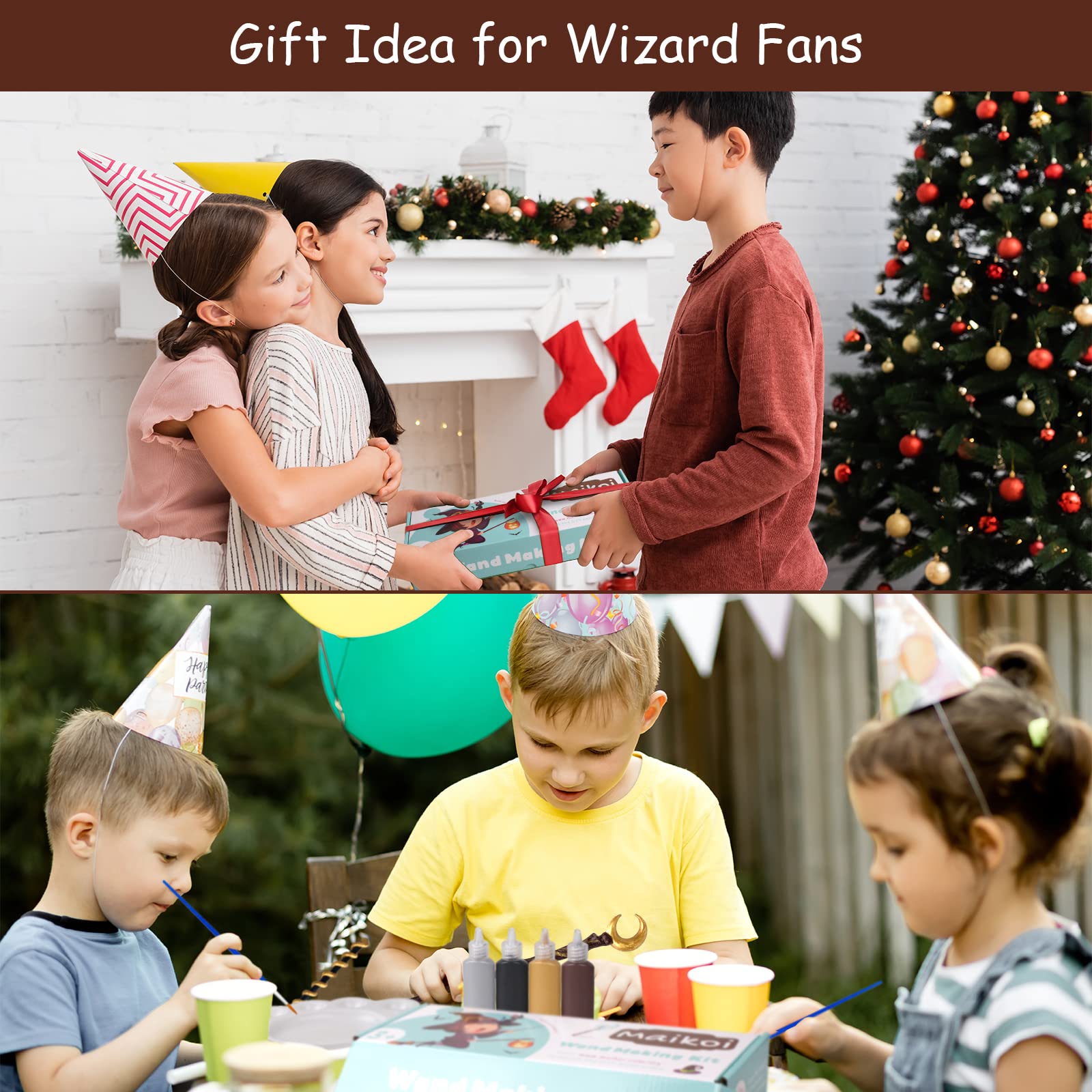 Maikoi Magic Wand kit: acrylic paints for vibrant wand decorations