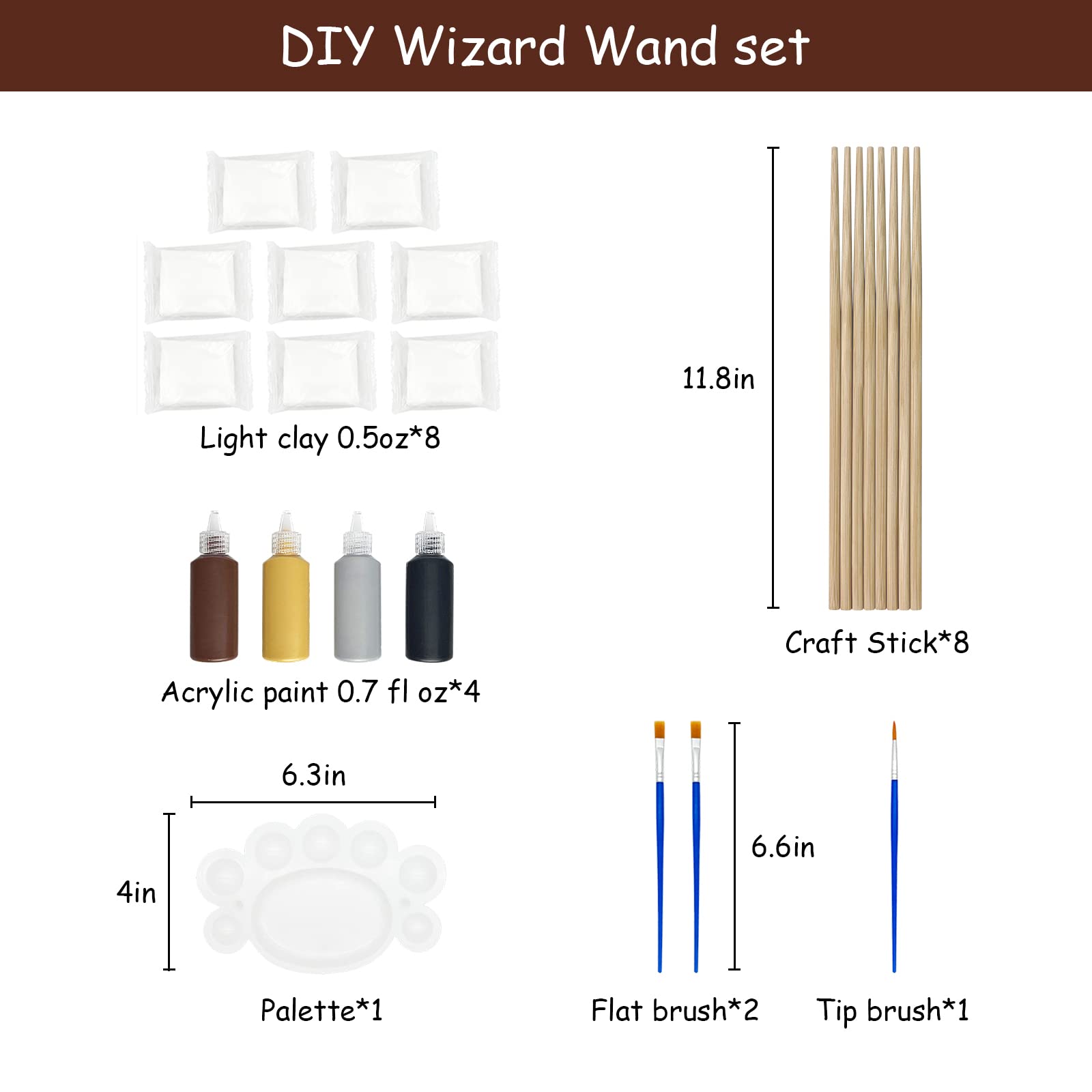 Maikoi Magic Wand kit: complete craft set for shared family crafting and learning