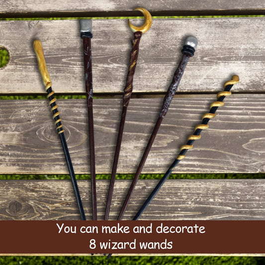 Maikoi Magic Wand kit: white ultralight clay for custom wand shaping