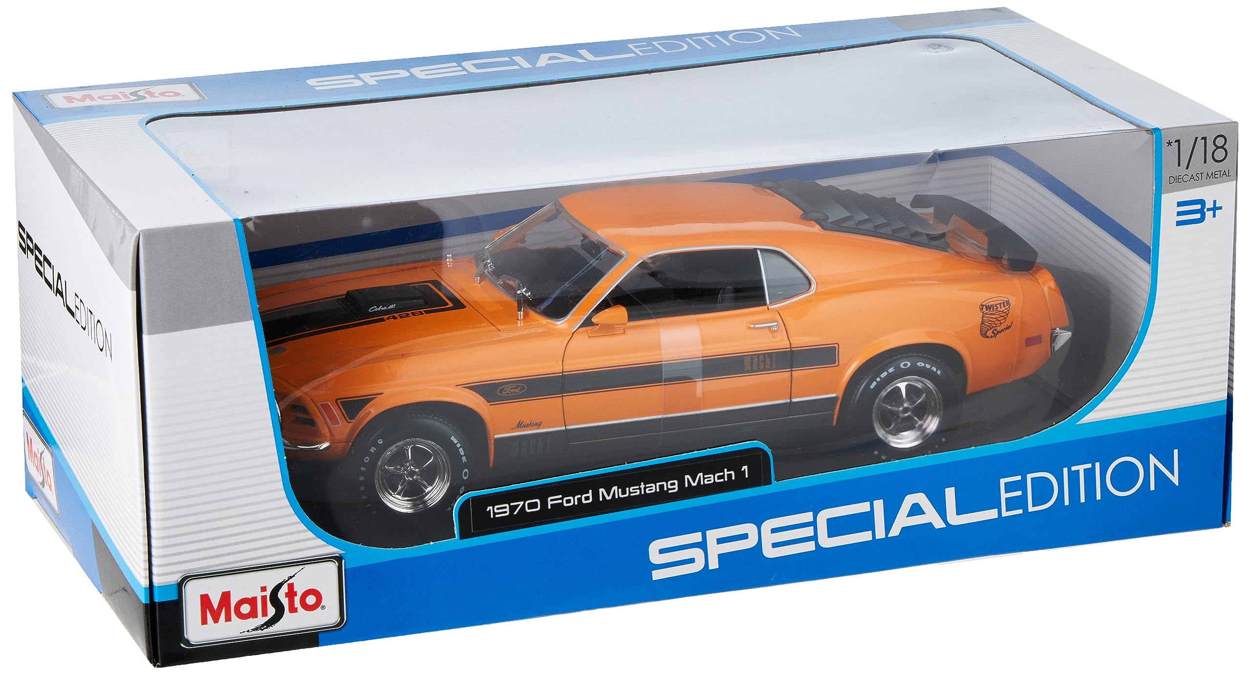 Maisto 1:18 Mustang Mach 1 opening doors showcase interactive feature