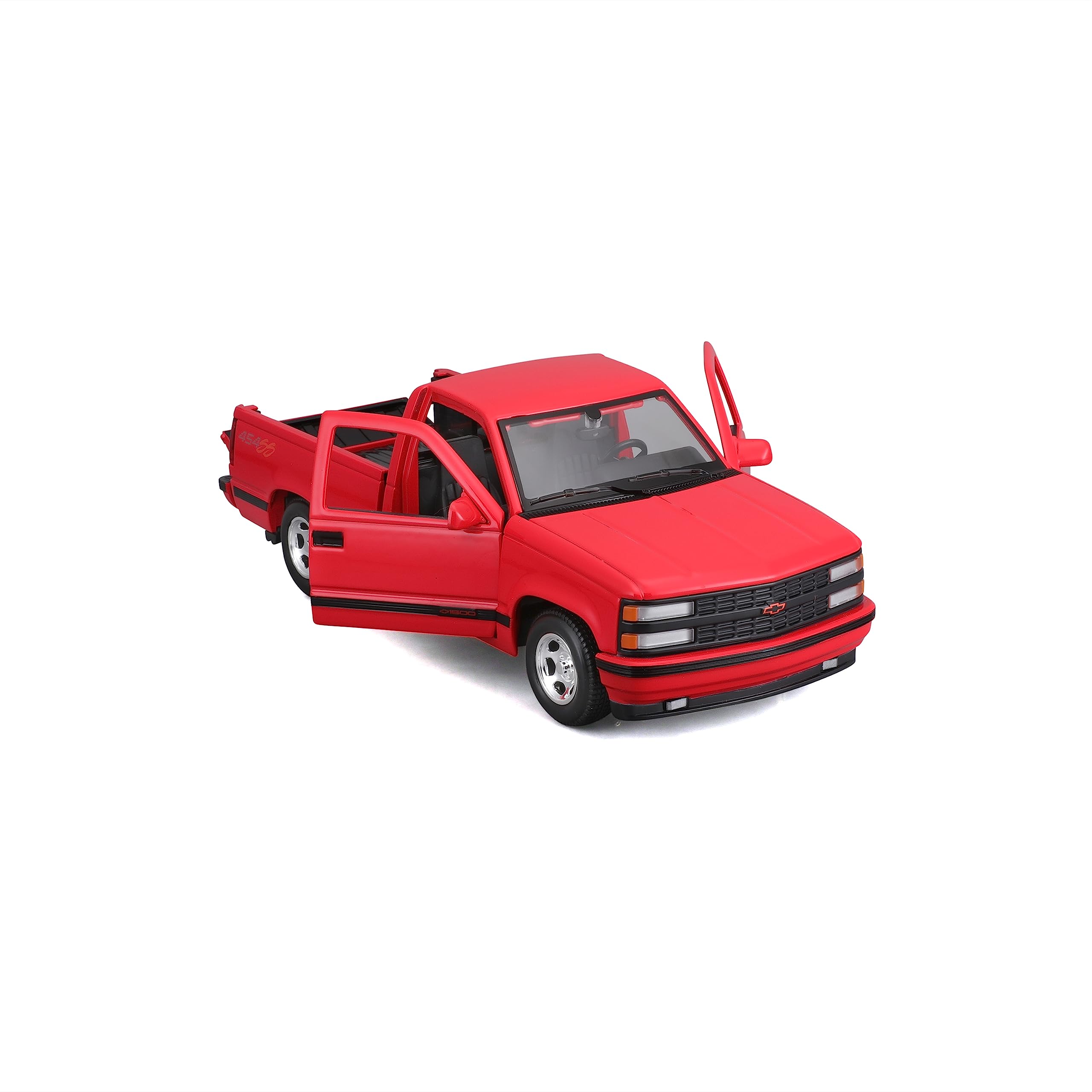 Maisto 1:24 Chevrolet 454 SS red interior detail for accurate cabin styling