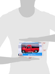 Maisto 1:24 Chevrolet 454 SS red packaging and weight information