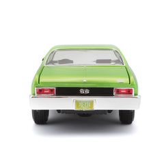Maisto 1:24 Nova SS green open hood reveal.