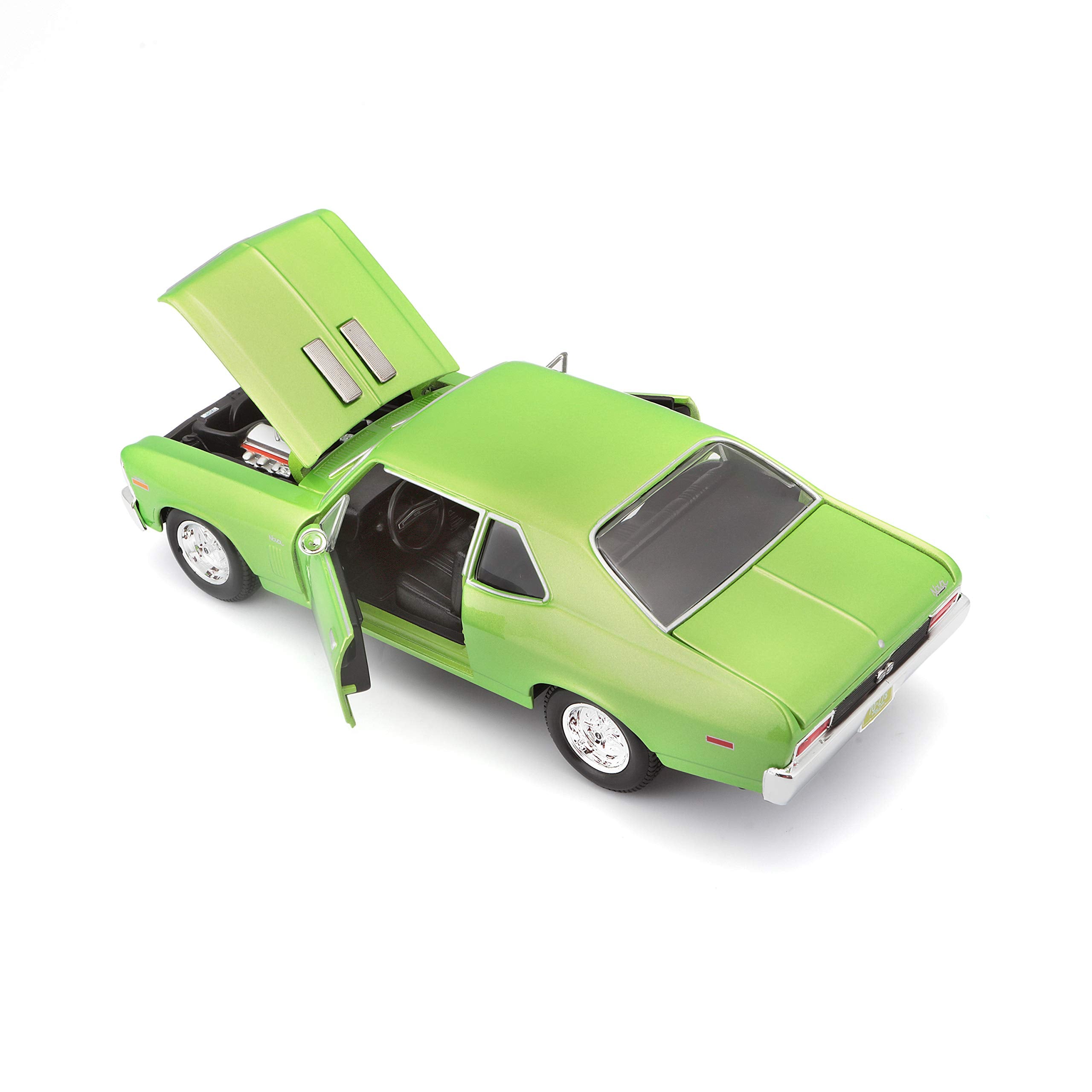 Maisto 1:24 Nova SS green right side view for detail.