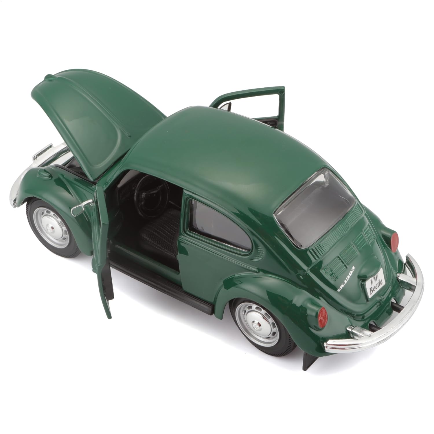 Maisto Beetle 1:24 SE, rear view, vivid finish for shelf display