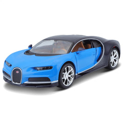 Maisto Bugatti Chiron side view display piece ideal for collectors.