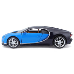Maisto Bugatti Chiron wheel detail with realistic spokes and gloss finish.