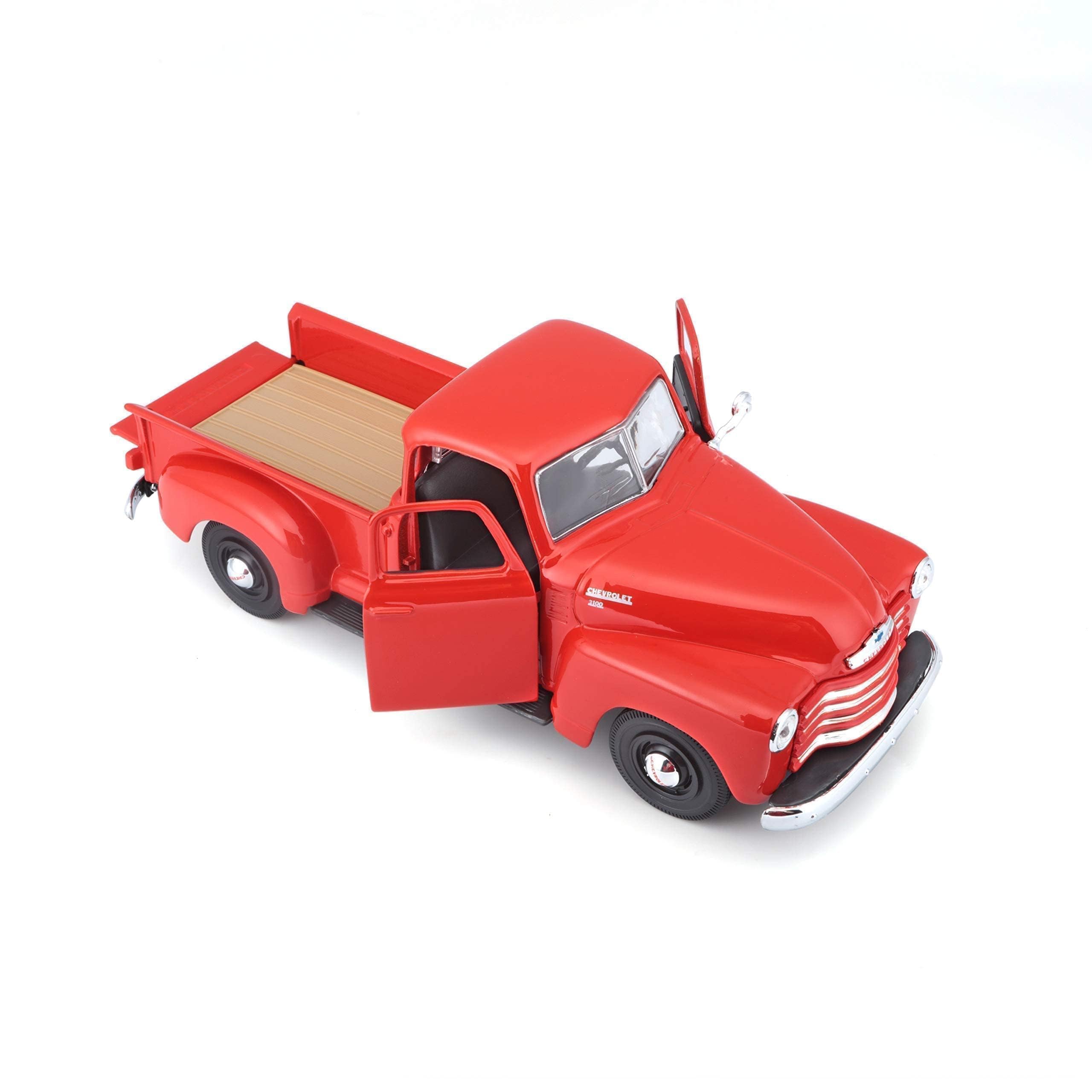 Maisto 1950 Chevrolet 3100 pickup diecast, opening doors, interactive display and play