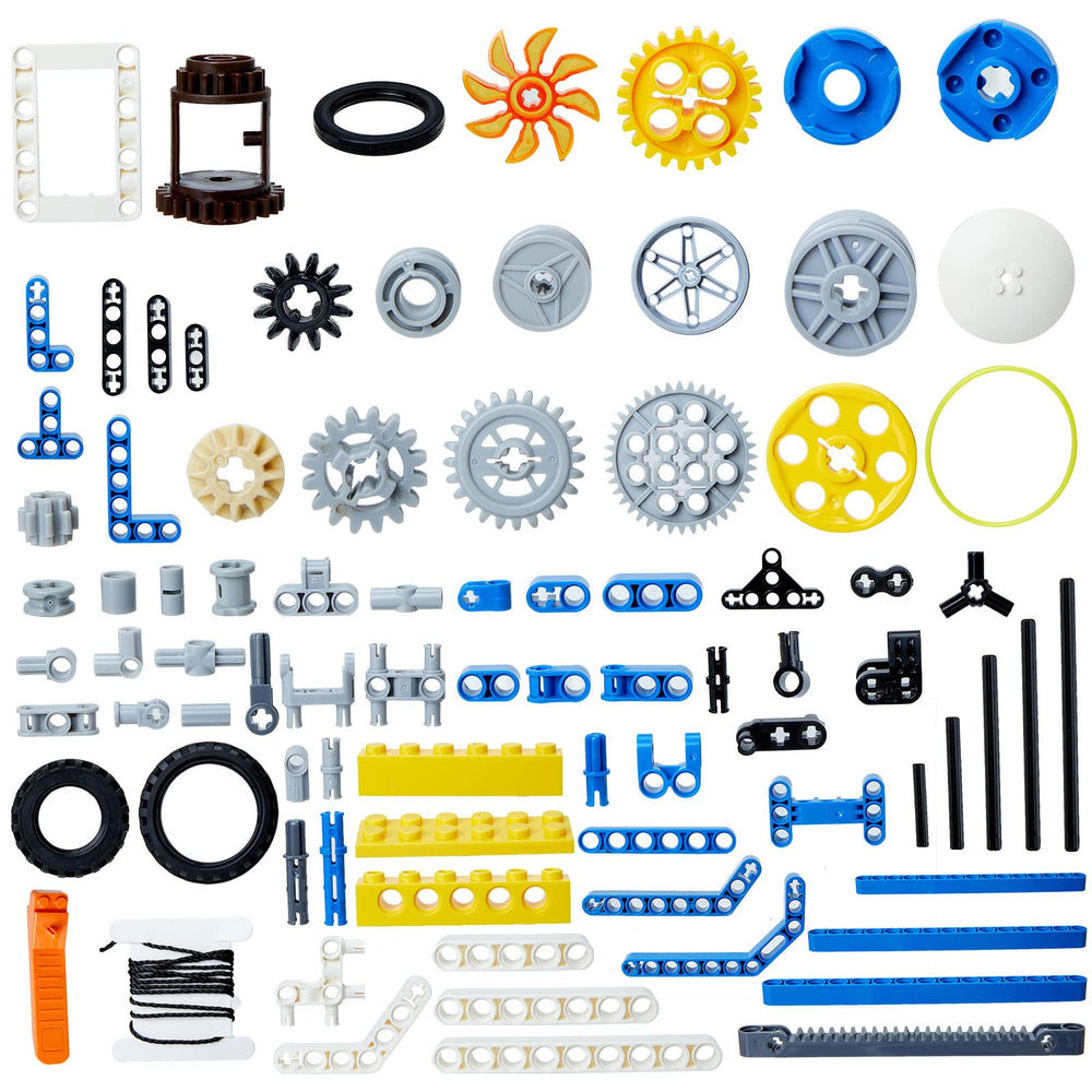 Maiwaput 12-in-1 models collection showing cranes, cars, and machines for STEM fun.