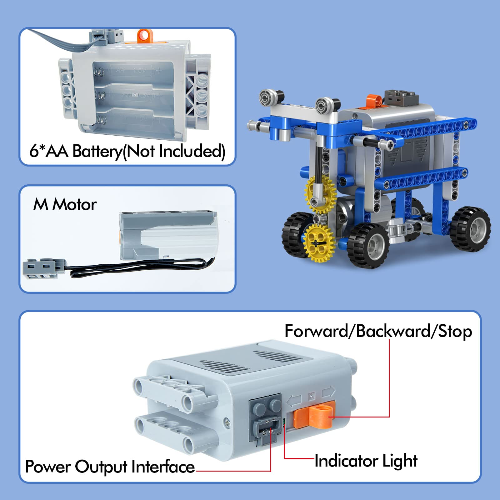 Maiwaput instruction book 57 pages guiding step-by-step builds for easy assembly.