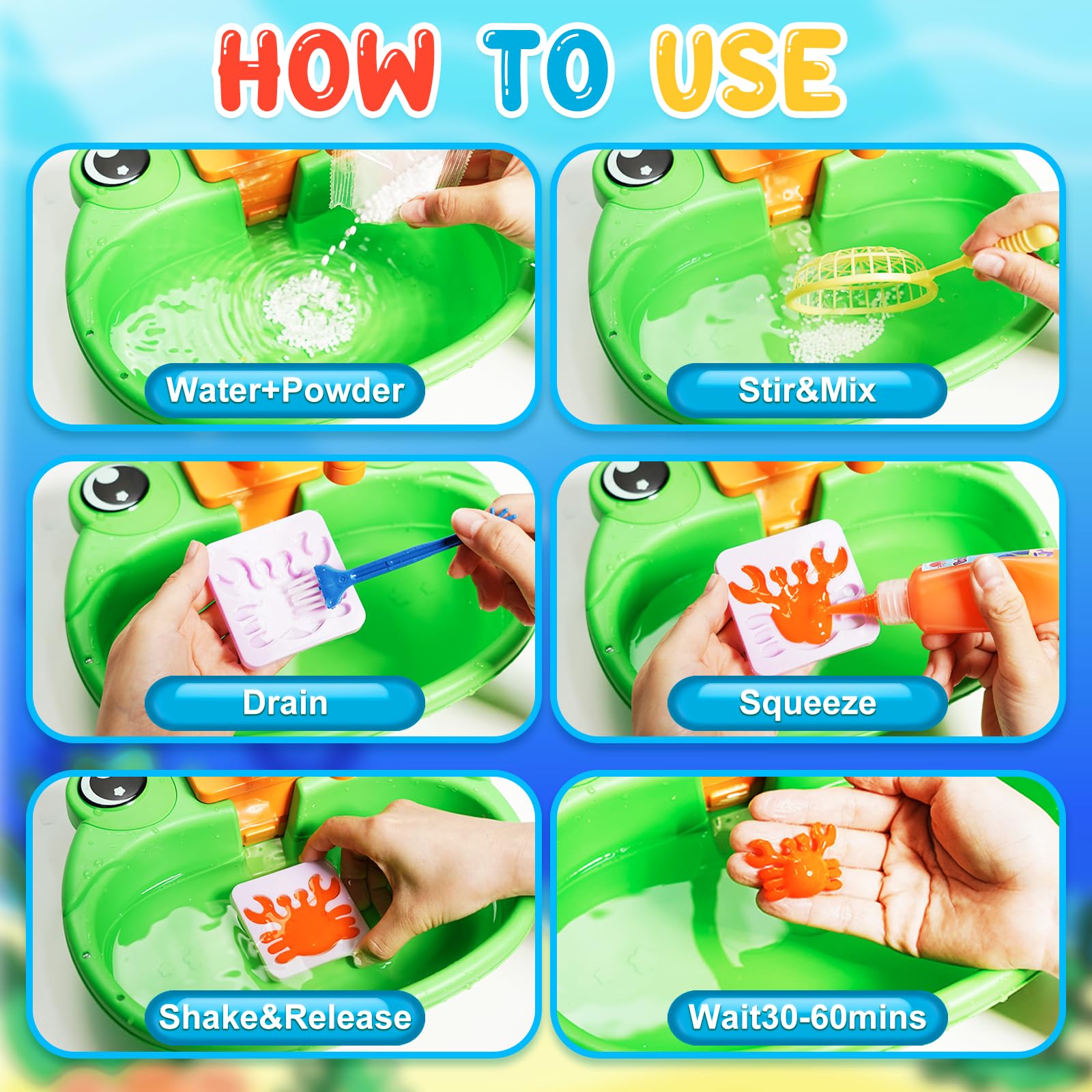 Maiwaput brush and measuring cup aid precise, tidy crafting