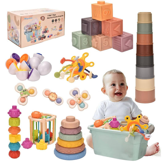 Majabike Montessoriii soft building blocks support tactile exploration and motor skill development.