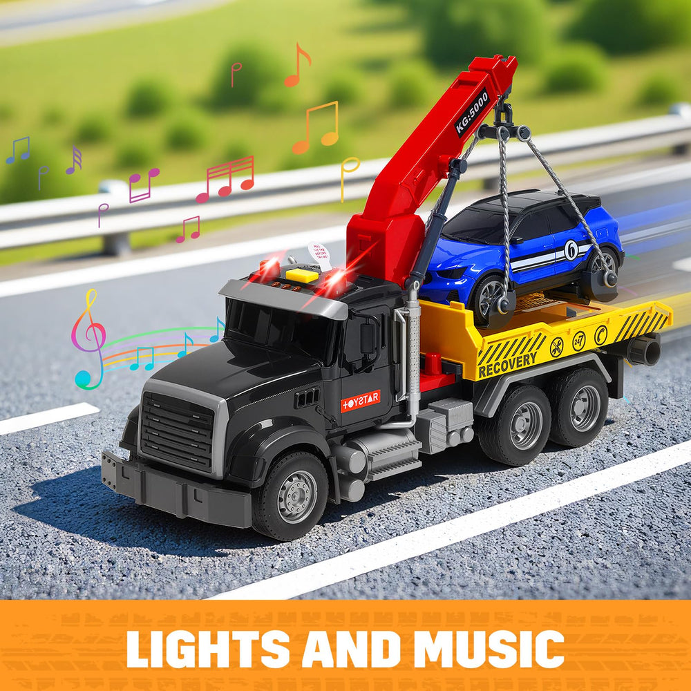 MAJCL tow truck detachable roadster supports easy load and unload.