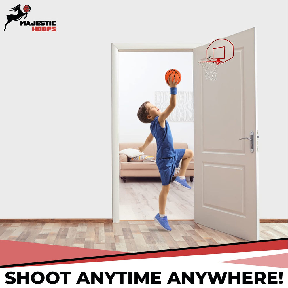 Majestic Hoops door mount attachment secures the hoop on most doors