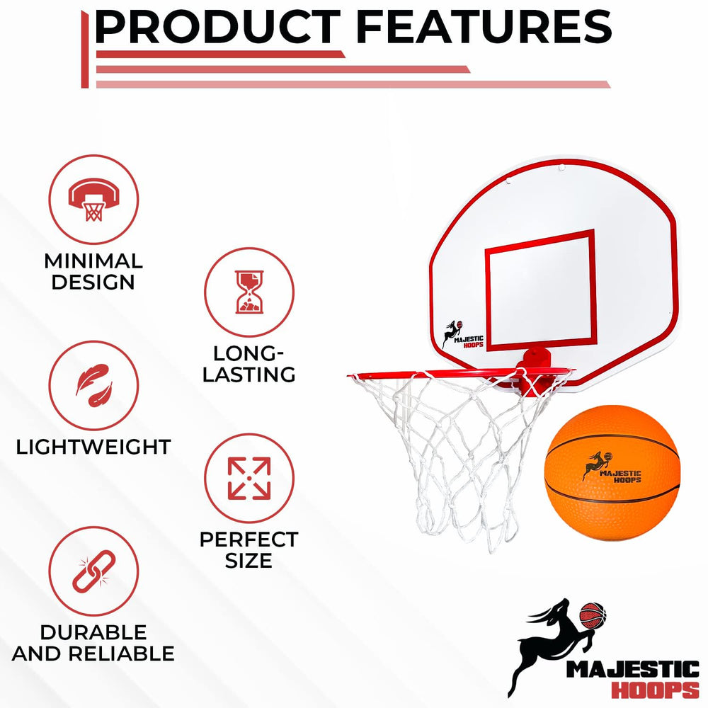 Majestic Hoops mini basketball ball ready for practice and games