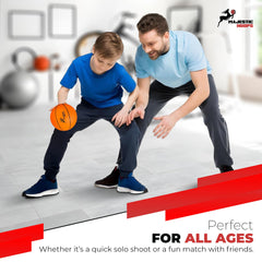 Majestic Hoops includes pump and needle for fast, easy inflation