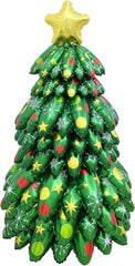 Majiato Christmas tree balloons small leaf 1 adds color and texture to a DIY tree display