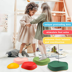Makarci Balance Stepping Stones support kid activity with imaginative obstacle courses.