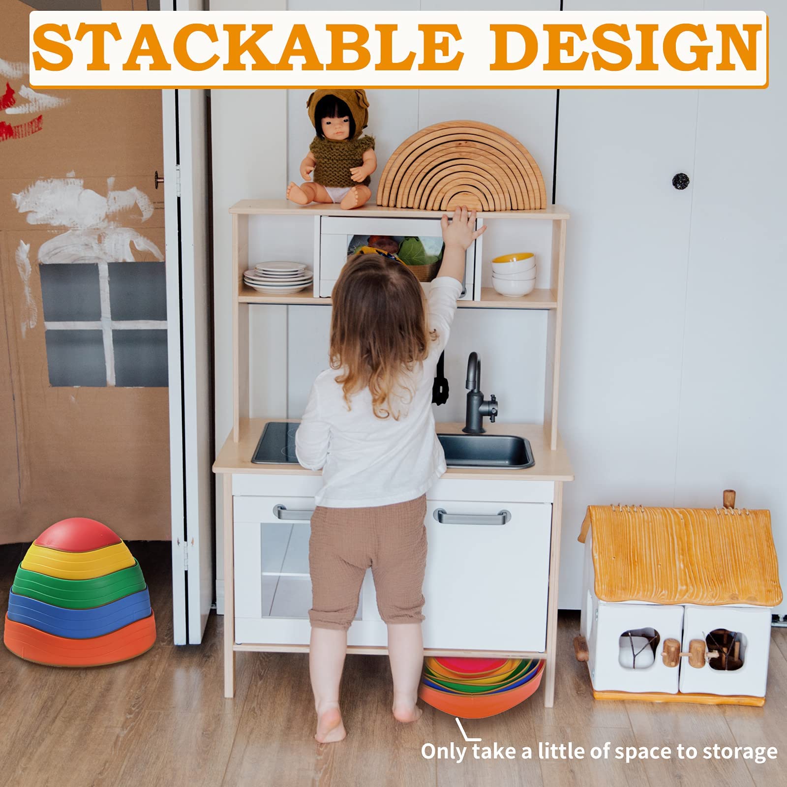 makarci stepping stones made of non-toxic PP for durability