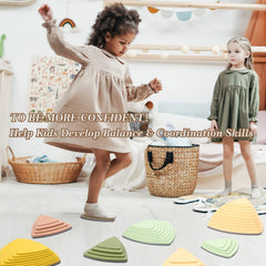 makarci stepping stones forest embossed surface helps grip and safety