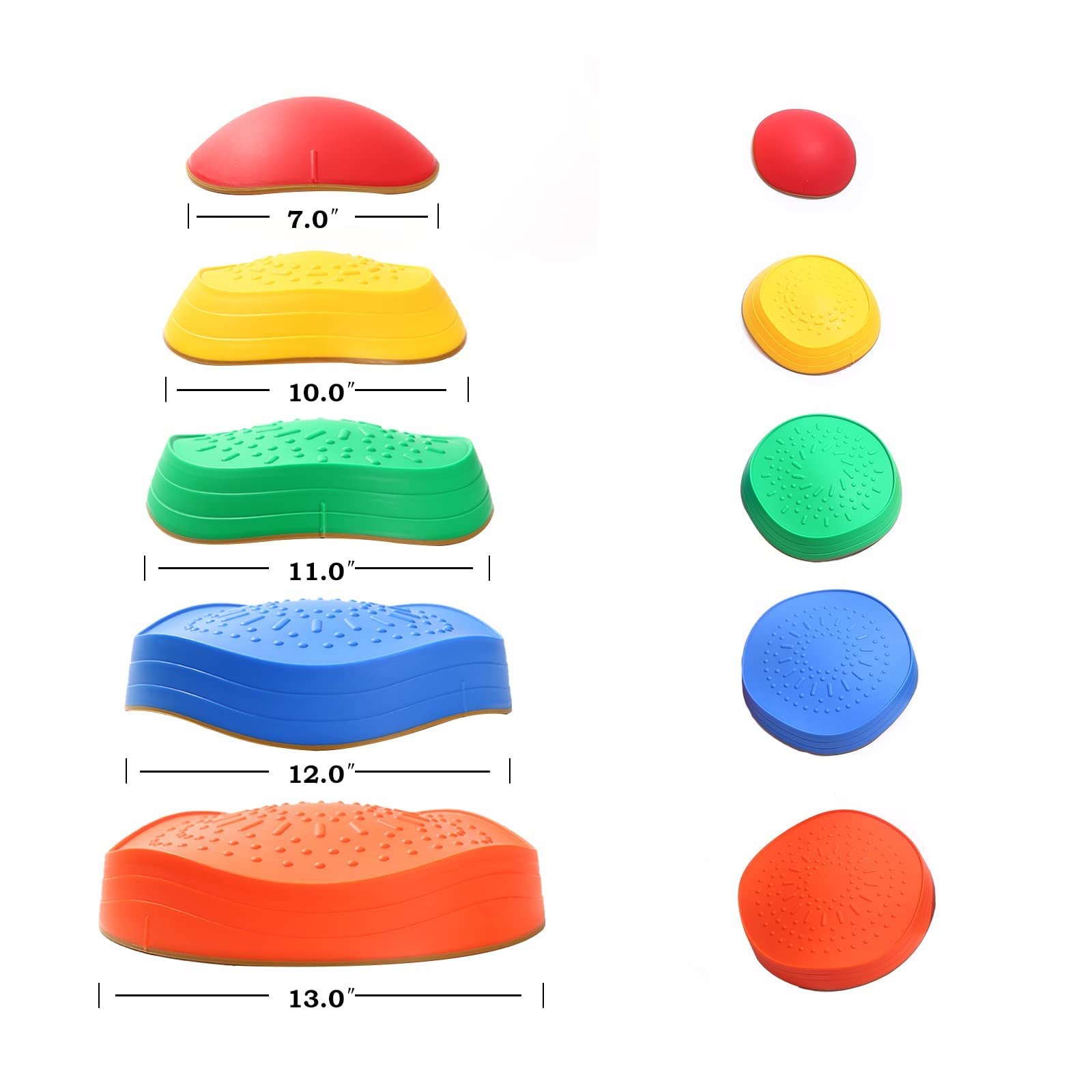 makarci stepping stones outdoor play kit for carpets and lawns