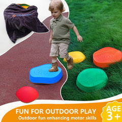 makarci stepping stones are stackable and lightweight for easy cleanup