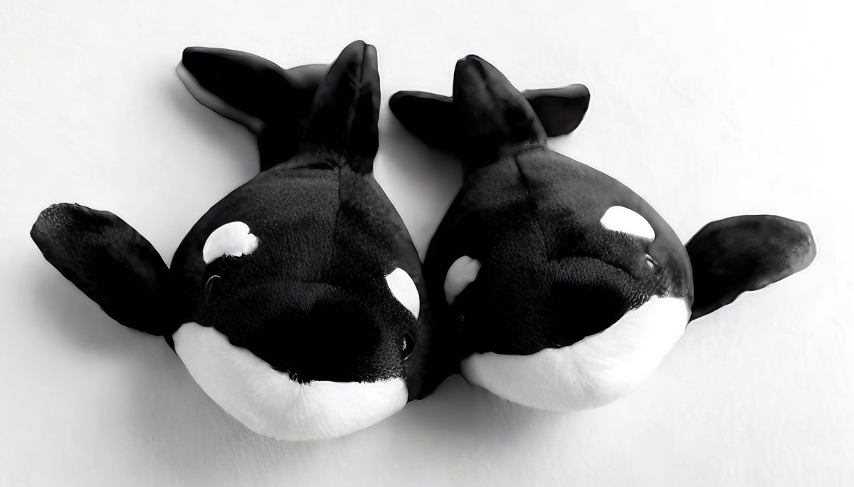 Make My Day orca plush 2-pack for double cuddles and sharing.
