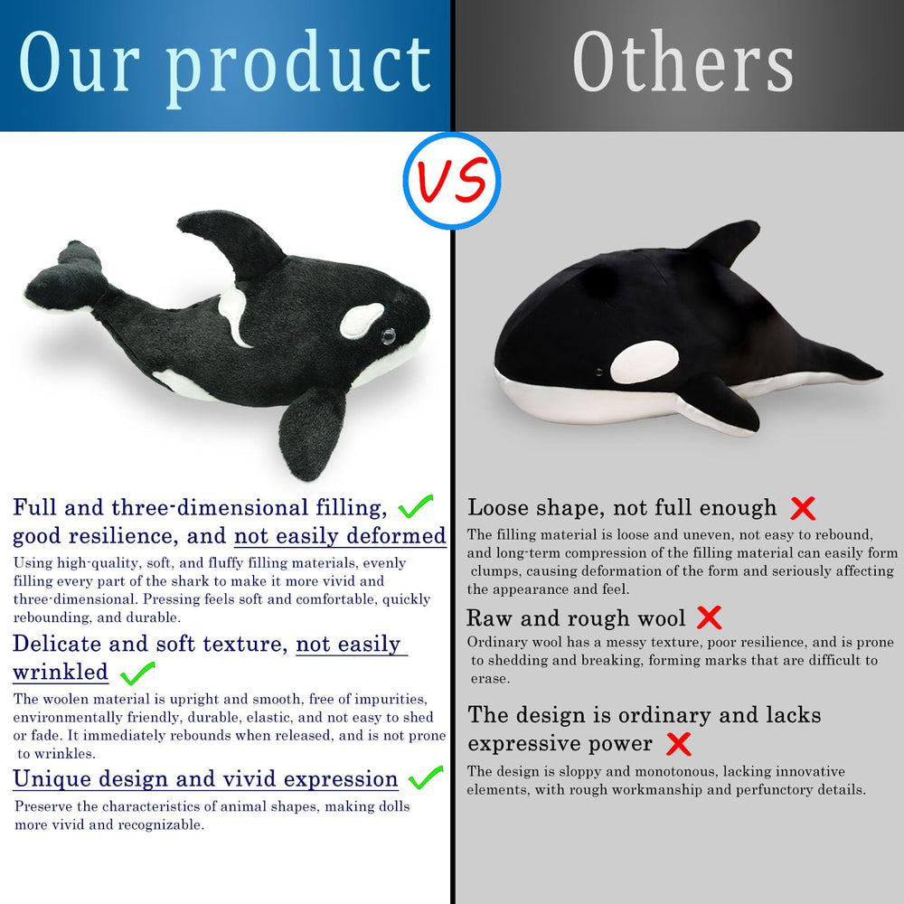 Make My Day orca plush gift-ready for holidays and birthdays.