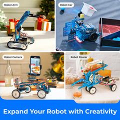 Makeblock aluminum alloy parts providing durable, precision-made robotics components