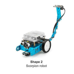Makeblock easy-assembly guide showing quick setup in minutes for beginners.
