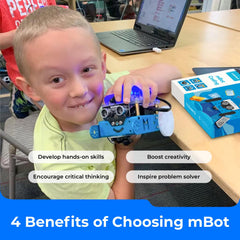 Makeblock mBot Arduino-transition demo signals skill progression and adaptability