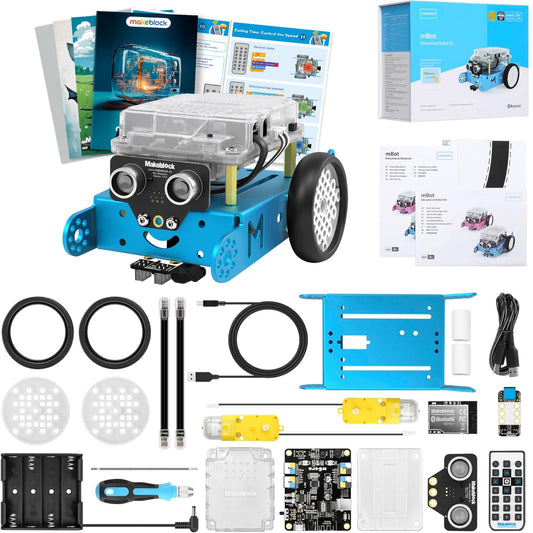 Makeblock mBot box unboxing shows kid-friendly setup and quick learning start