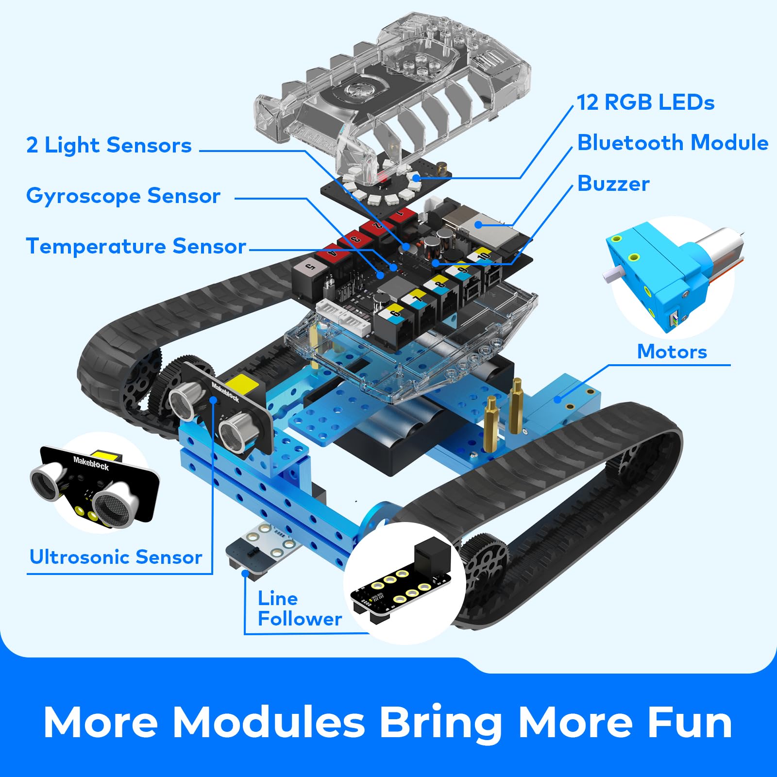 mBlock5 coding with Scratch and Arduino on Makeblock mBot Ranger